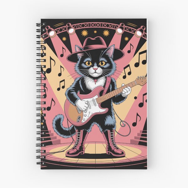 Item preview, Black cat rock musician. designed and sold by Lilashakti ⭐️ ⭐️ ⭐️ ⭐️ ⭐️.