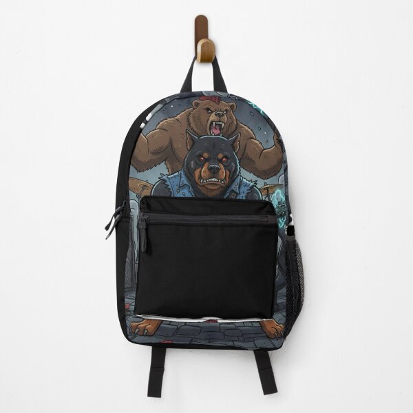 Item preview, Animal Rock Band Street Stage Illustration designed and sold by RebellDancer.