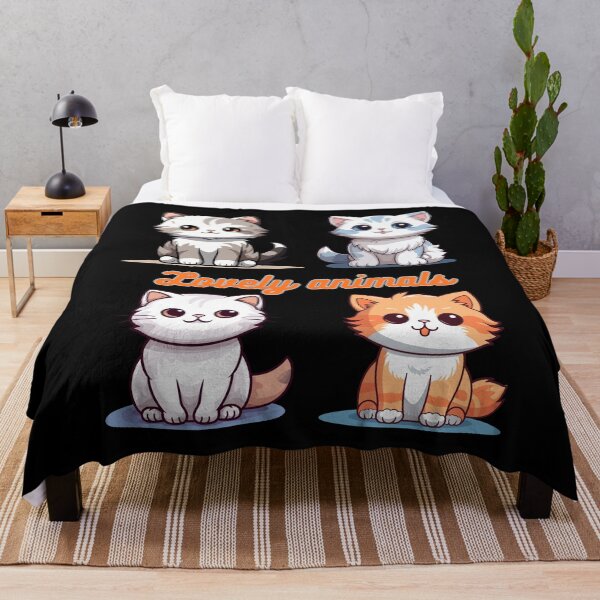 Item preview, Lovely animals cute cat illustration for cat lovers designed and sold by MegiSmile.