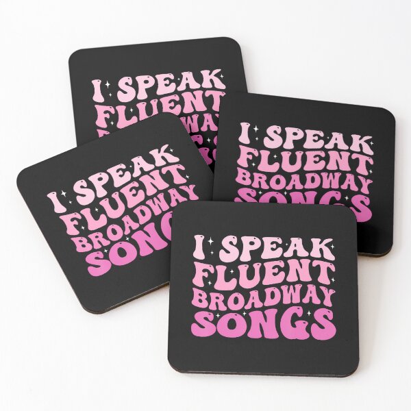Item preview, I Speak Fluent Broadway Songs designed and sold by keatnybolho.