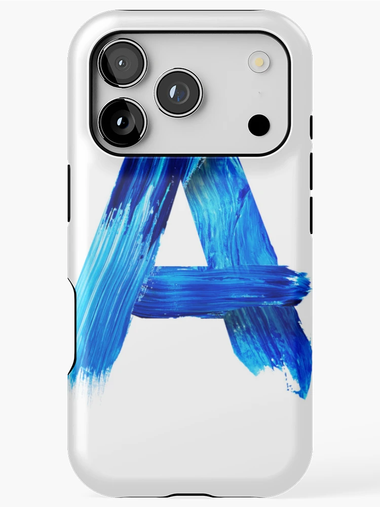 Thumbnail 1 of 4, iPhone Case, Cursive A Initial Monogram | Clean Line Vector Design designed and sold by Raj-Designs.