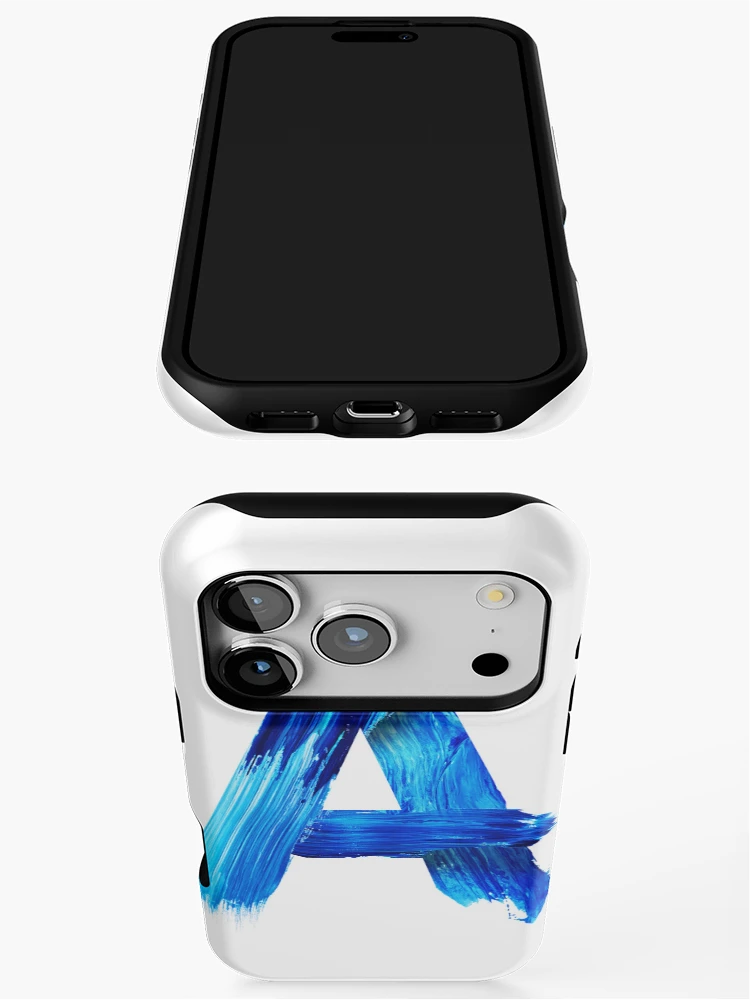 Thumbnail 3 of 4, iPhone Case, Cursive A Initial Monogram | Clean Line Vector Design designed and sold by Raj-Designs.