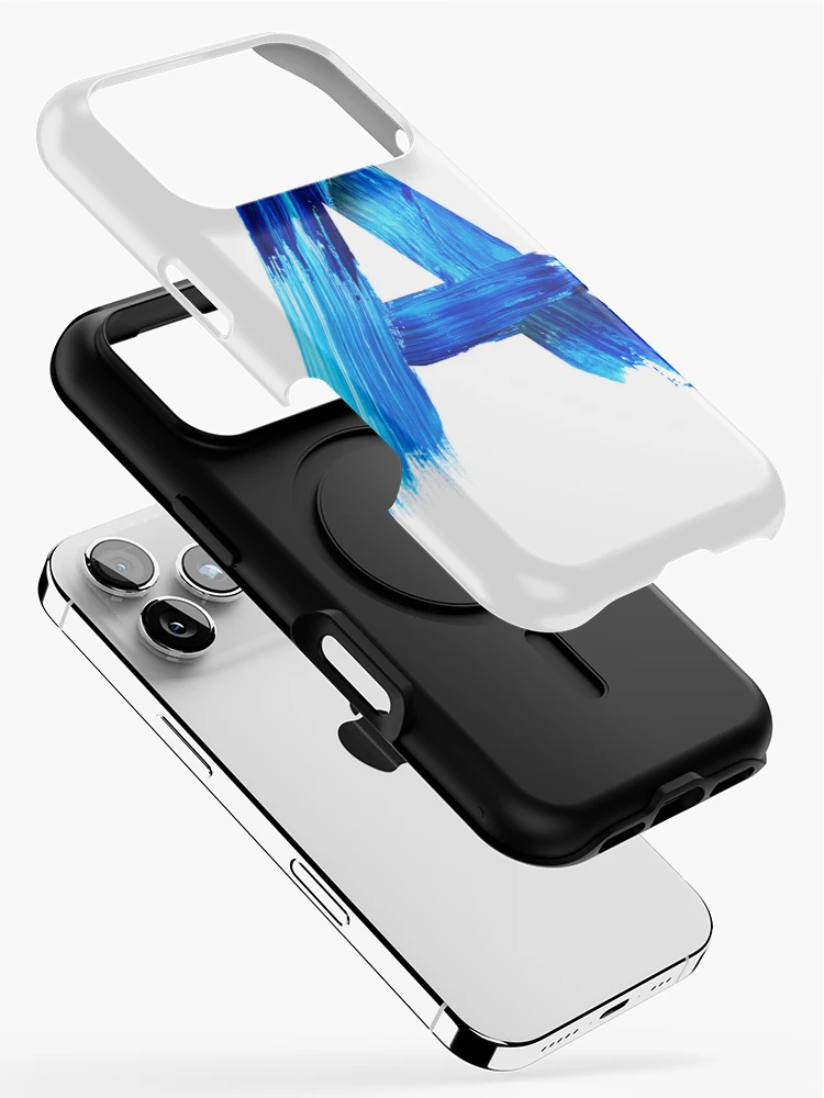 Thumbnail 2 of 4, iPhone Case, Cursive A Initial Monogram | Clean Line Vector Design designed and sold by Raj-Designs.