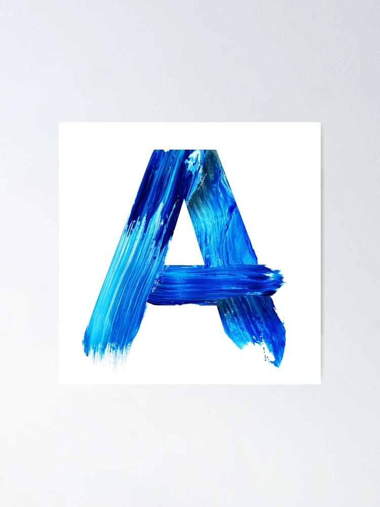 Thumbnail 1 of 3, Poster, Cursive A Initial Monogram | Clean Line Vector Design designed and sold by Raj-Designs.