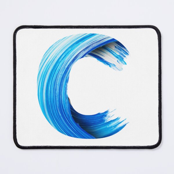 Item preview, Minimalist Cursive C Initial | Paint Stroke Monogram Vector designed and sold by Raj-Designs.