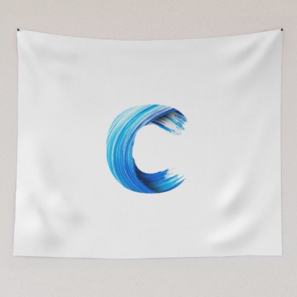 Item preview, Minimalist Cursive C Initial | Paint Stroke Monogram Vector designed and sold by Raj-Designs.