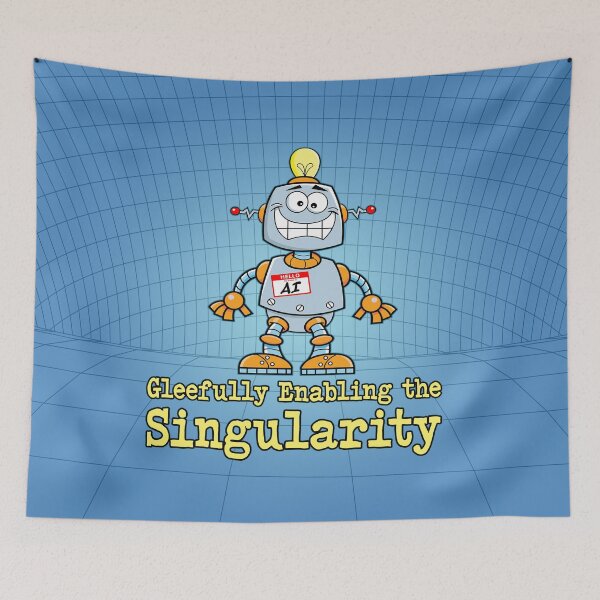 Item preview, AI Singularity. designed and sold by UltraQuirky.
