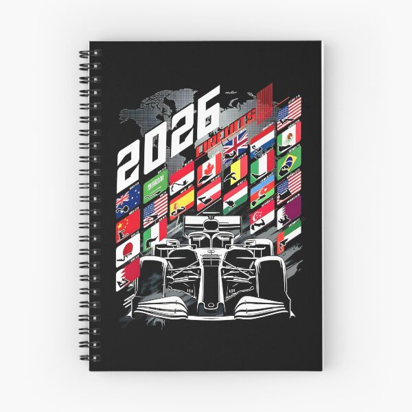 Item preview, 2026 Calendar Racing Circuit Schedule Gear Places designed and sold by pansak.