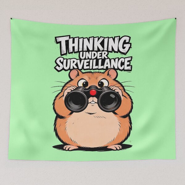 Item preview, THINKING UNDER SURVEILLANCE designed and sold by CriticalCult.