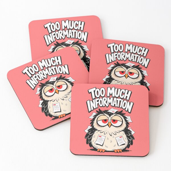 Item preview, TOO MUCH INFORMATION designed and sold by CriticalCult.