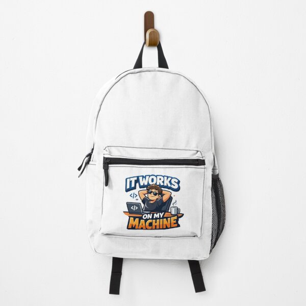 Item preview, It Works On My Machine – Funny Programmer & Developer Meme Illustration designed and sold by inaveed.