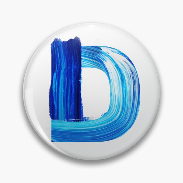 Item preview, Minimalist Cursive D Monogram Initial | Vector Paint Texture Design designed and sold by Raj-Designs.