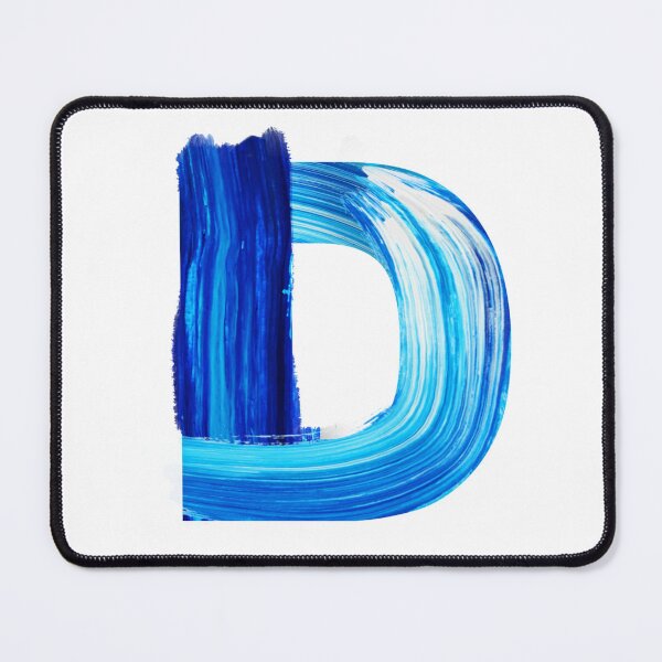 Item preview, Minimalist Cursive D Monogram Initial | Vector Paint Texture Design designed and sold by Raj-Designs.