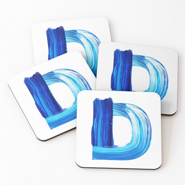 Item preview, Minimalist Cursive D Monogram Initial | Vector Paint Texture Design designed and sold by Raj-Designs.