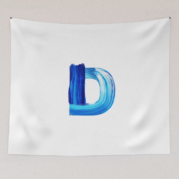 Item preview, Minimalist Cursive D Monogram Initial | Vector Paint Texture Design designed and sold by Raj-Designs.
