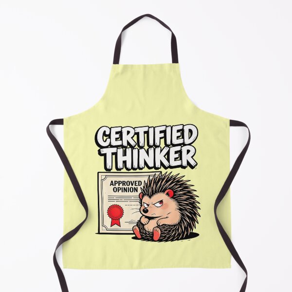 Item preview, CERTIFIED THINKER designed and sold by CriticalCult.