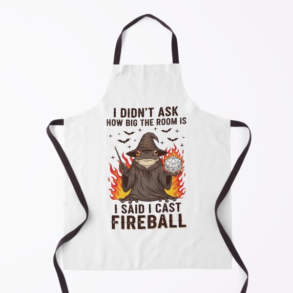 Item preview, I Didnt Ask How Big The Room Is I Said I Cast Fireball Fireball Wizard Frog designed and sold by pansak.