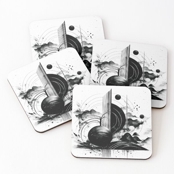 Item preview, Ink Iconography Abstraction (No.04) designed and sold by Form Finding Design.