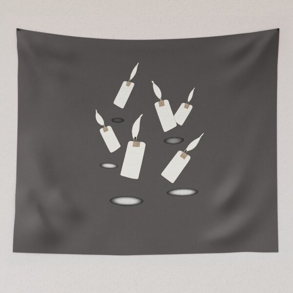 Item preview, Floating Candle Lights T-Shirt – Minimal Aesthetic Glow Art Tee designed and sold by KDesignCrafts.