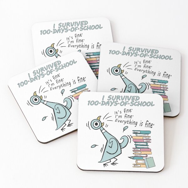 Item preview, Pigeon I Survived 100 Days Of School Funny Childrens Books designed and sold by pansak.