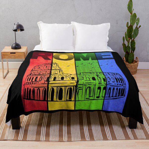 Item preview, Rome Colosseum in Bright Colors - Colorful Rome Colosseum Illustration - Rome, Italy designed and sold by Noble-Piece.