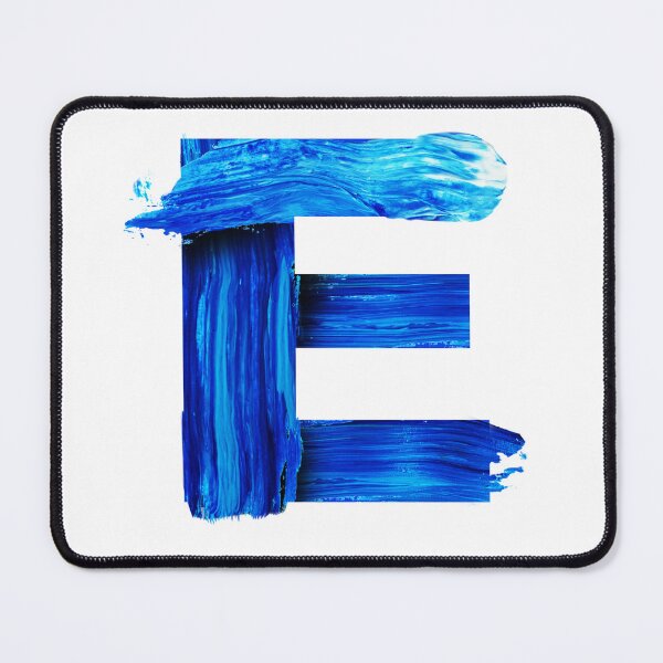 Item preview, Minimalist Cursive E Initial | Modern Paint Texture Letter Typography designed and sold by Raj-Designs.