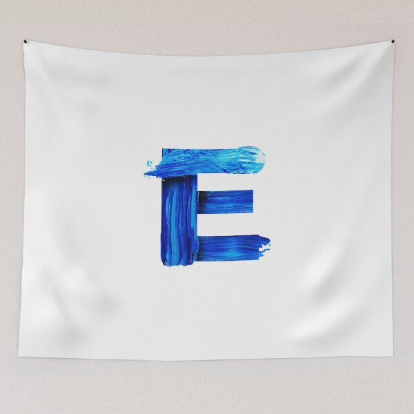 Item preview, Minimalist Cursive E Initial | Modern Paint Texture Letter Typography designed and sold by Raj-Designs.