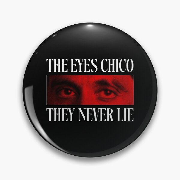 Item preview, The Eyes Chico They Never Lie Red Cinema Art designed and sold by 2112Shop.