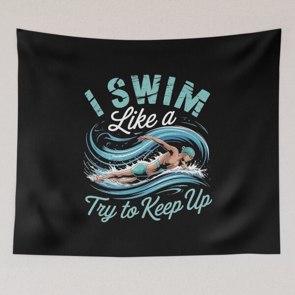 Item preview, I Know I Swim Like A Girl Try To Keep Up 2  designed and sold by VerseFarm.