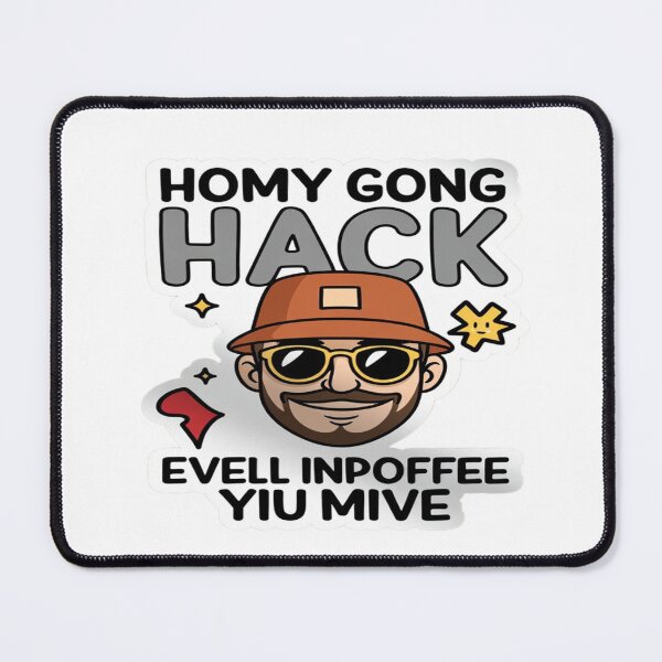 Item preview, Homie Gong Hack – Funny Street Style Cartoon Face T-Shirt & Sticker Design designed and sold by Sushikidsntod.