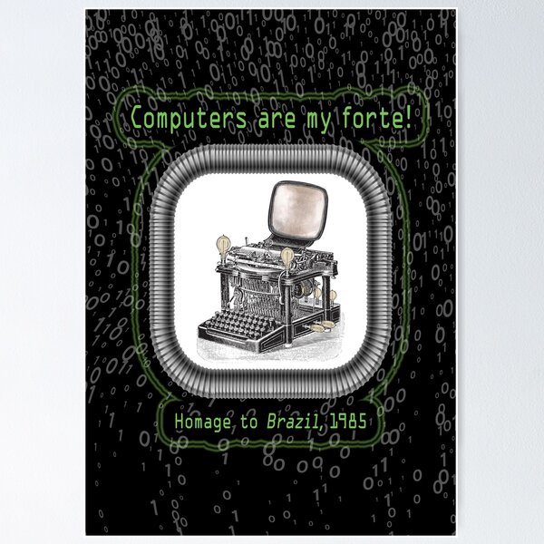 Item preview, Computers Are My Forte. designed and sold by UltraQuirky.