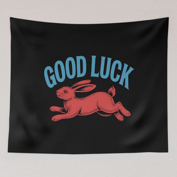 Item preview, Aesthetic Good luck Lucky Rabbit Cool girl  designed and sold by faridman.