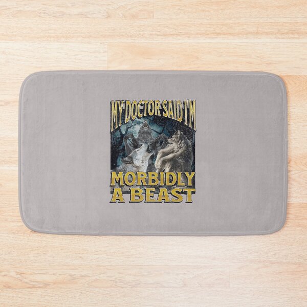 Item preview, Morbidly A Beast Funny Cringe Alpha Werewolf Wolf Meme designed and sold by mjohnson9.