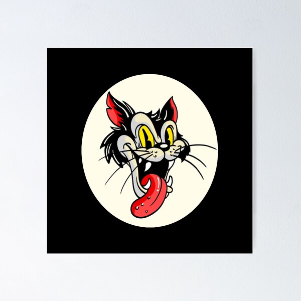 Item preview, Stray Cat Cartoon Face Expression designed and sold by cocooo269.