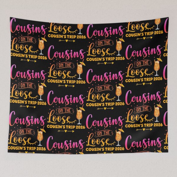 Item preview, Cousin On The Loose Cousins Trip 2026 Tie Dye Drinking Lover designed and sold by pansak.