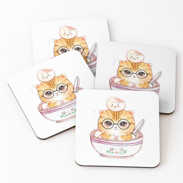 Item preview, Cat in Dumpling Bowl designed and sold by IN Tales.
