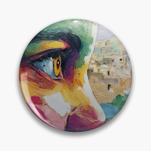 Item preview, Longing for Kurdistan - Watercolor portrait with gold accents designed and sold by Nû-Ezzz.