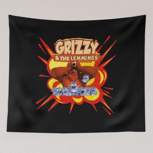 Item preview, Grizzy And The Lemmings Comic Burst designed and sold by thunderr299.