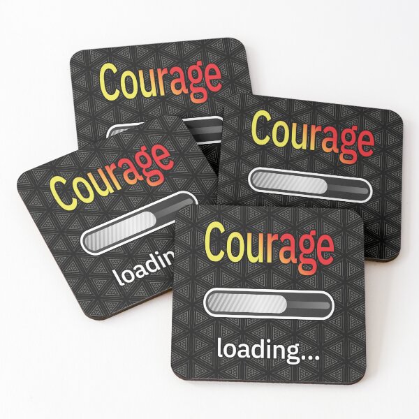 Item preview, Courage Loading… designed and sold by UltraQuirky.