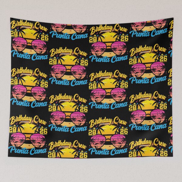 Item preview, Birthday Crew Punta Cana 2026 Tropical Family Vacation designed and sold by pansak.
