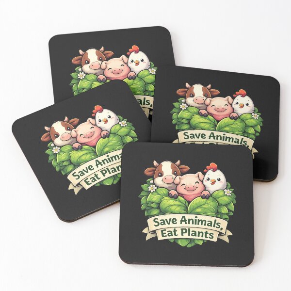 Item preview, Save Animals, Eat Plants designed and sold by PossumsWorkshop.