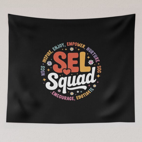 Item preview, Groovy Social Emotional Learning Teacher SEL Squad designed and sold by NailMolisa.