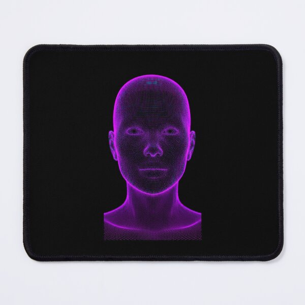 Item preview, Neon Digital Face – Futuristic Abstract Technology Art designed and sold by PixelVibe782.