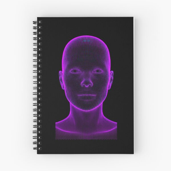 Item preview, Neon Digital Face – Futuristic Abstract Technology Art designed and sold by PixelVibe782.