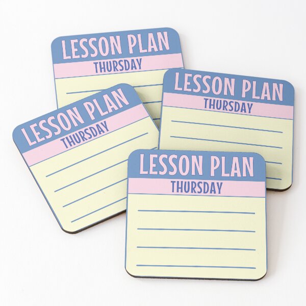 Item preview, Lesson Plan Thursday designed and sold by Think4Prints.