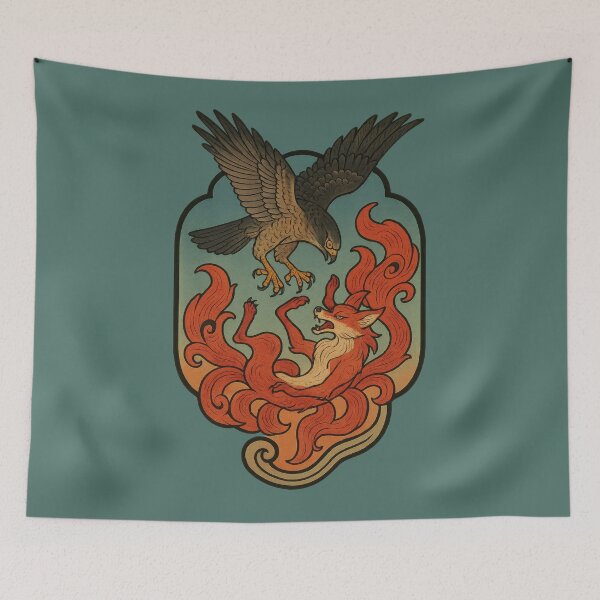 Item preview, Fire Fox and Sky Hawk designed and sold by EdvvinStudios.