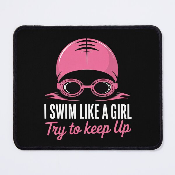 Item preview, I Swim Like A Girl Funny Women Ladies Swimmer Swimming 4 designed and sold by VerseFarm.