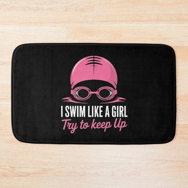 Item preview, I Swim Like A Girl Funny Women Ladies Swimmer Swimming 4  designed and sold by VerseFarm.