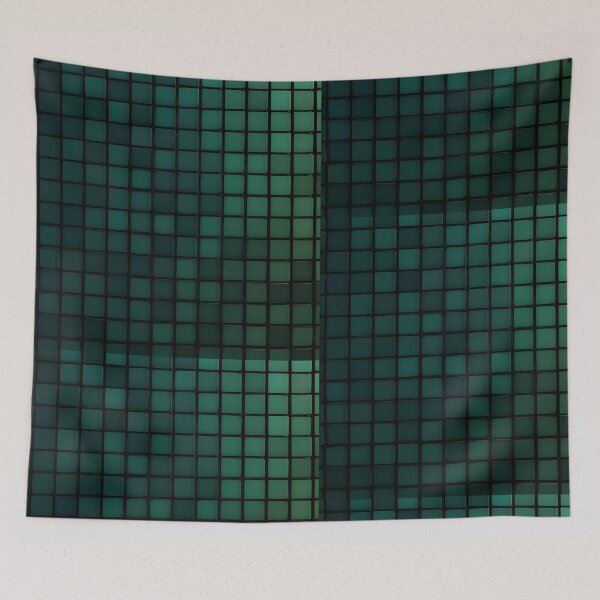 Item preview, Modern Digital Grid – Abstract Checkerboard Geometry Art designed and sold by PixelVibe782.