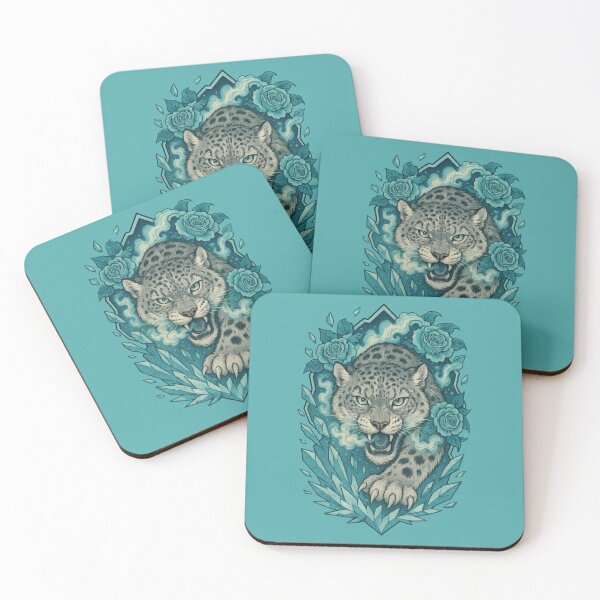 Item preview, Frost Leopard Blooming Resolve designed and sold by EdvvinStudios.